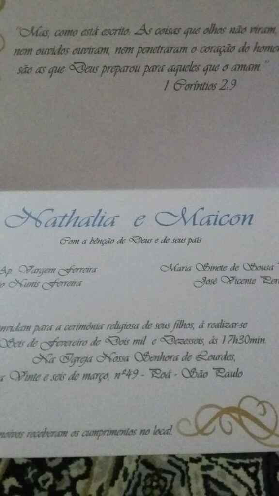 Enfim nosso convite!  #apaixonada #venhamver! - 2