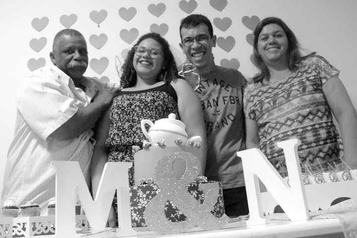 Meus pais e meu noivo