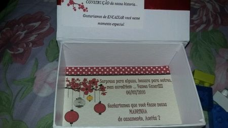 Convite dos padrinhos diy #vemver!!! - 3