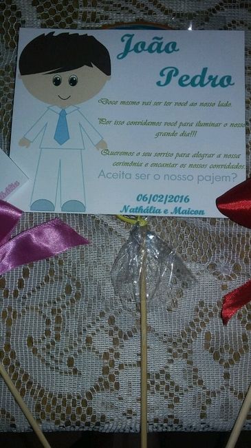 Convite para damas e pajem #vemver - 3