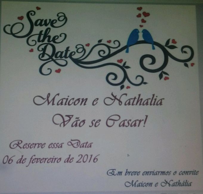 A saga do save the date!  #ajuda!!!! - 2