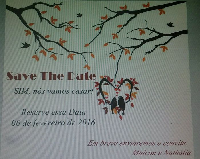 A saga do save the date!  #ajuda!!!! - 3
