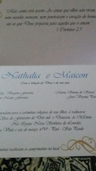 Enfim nosso convite!  #apaixonada #venhamver! - 2