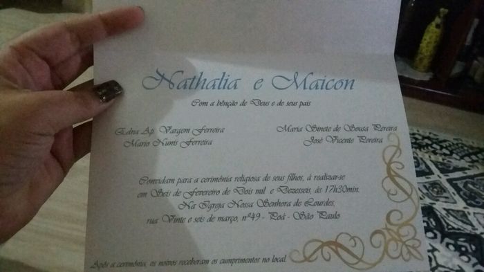 Enfim nosso convite!  #apaixonada #venhamver! - 4