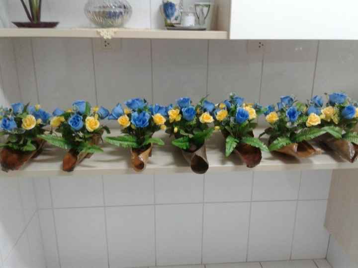 Decoração da festa.