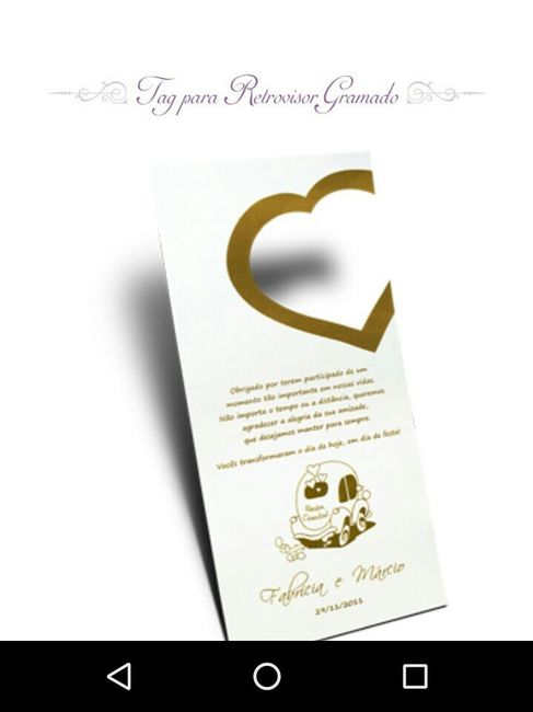 Lembrancinha convidados - 1