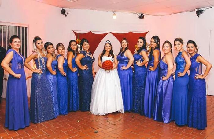 Minhas madrinhas de rosa!! - 1