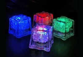 Cubo de gelo que pisca
