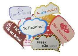 Plaquinhas com frases