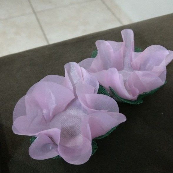 Forminha dois tecidos (rosa)