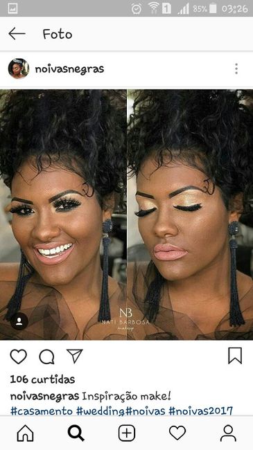 Inspirações Make-up pele negra e parda ❤ #vemver 20