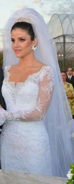 Véu por cima do penteado 👰🔝💕 5