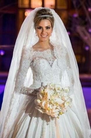 Véu por cima do penteado 👰🔝💕 9