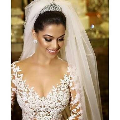 Véu por cima do penteado 👰🔝💕 11