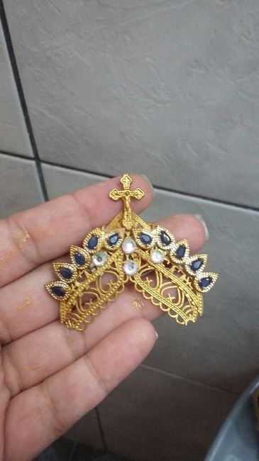 Minha Nossa Senhora Aparecida em feltro da cerimônia 💕🙏 2