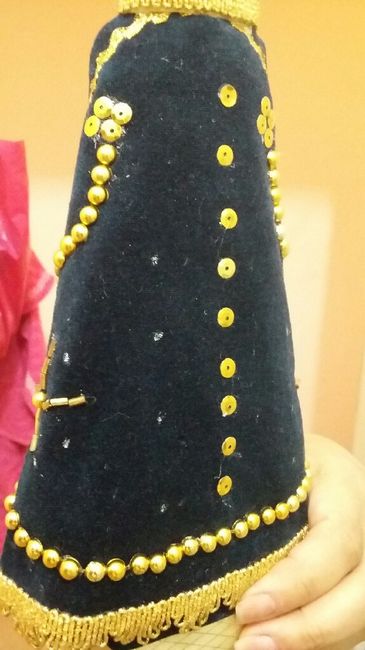 Minha Nossa Senhora Aparecida em feltro da cerimônia 💕🙏 4