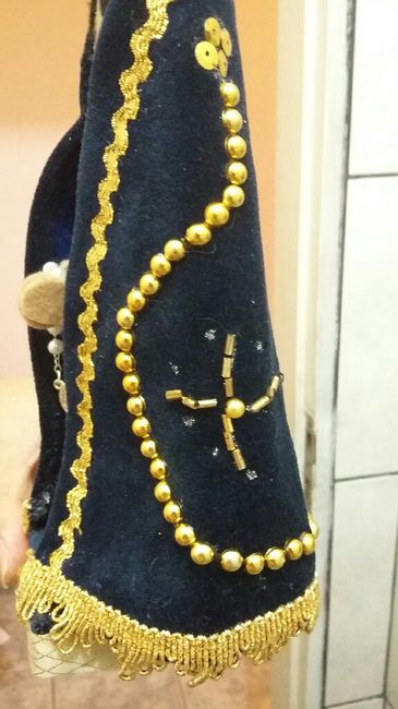 Minha Nossa Senhora Aparecida em feltro da cerimônia 💕🙏 5
