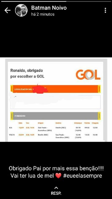 Passagens aéreas Compradas #vemluademel #vemportodegalinhas 😍❤️ - 2