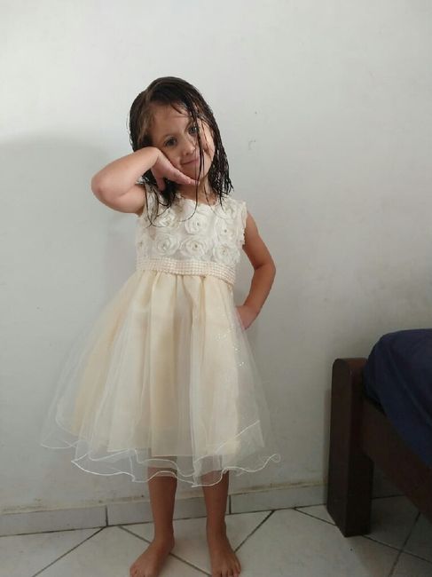 Minhas daminhas com o vestido do Aliexpress ❤️ 1