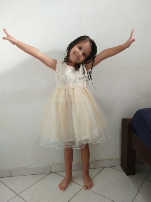 Minhas daminhas com o vestido do Aliexpress ❤️ 2
