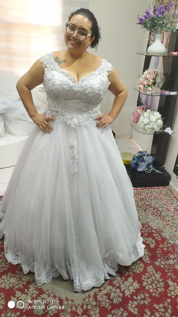 úLtima prova do vestido de noiva ❤️🙏 #vemver #tachegando 7dias - 5