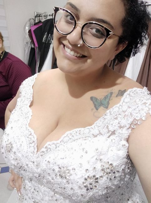 úLtima prova do vestido de noiva ❤️🙏 #vemver #tachegando 7dias - 12