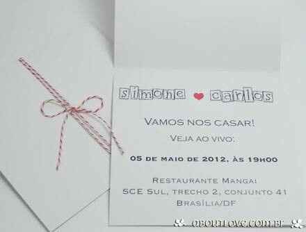  Meus convites de casamento - 2