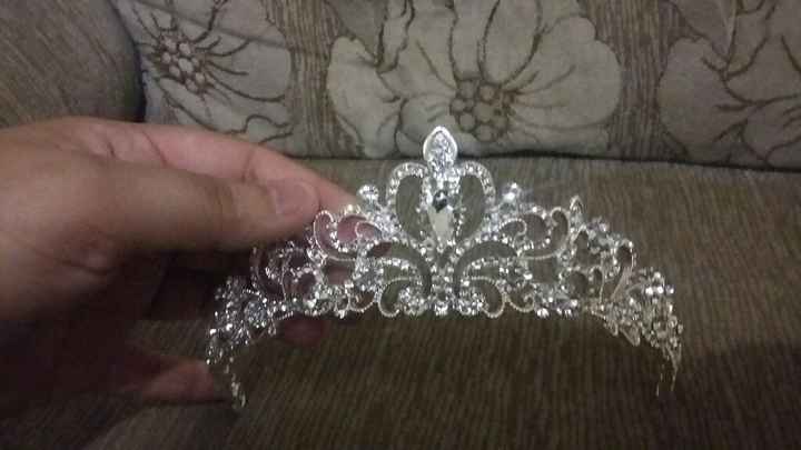 Minha Coroa e Brincos chegaram! 😍🔝 #vemver 👏👰 - 3