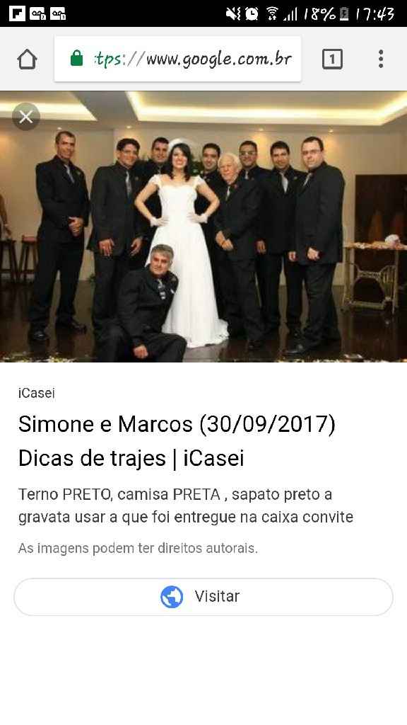 Padrinhos de terno preto, blusa preta. Alguém? - 1