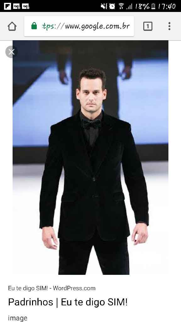 Padrinhos de terno preto, blusa preta. Alguém? - 2