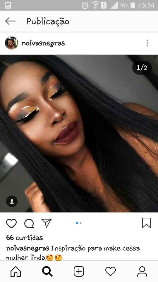 Inspirações Make-up pele negra e parda ❤ #vemver - 25