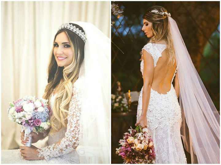 Véu por cima do penteado 👰🔝💕 - 7