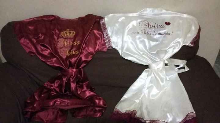 Chegaram os robes meu e da mamãe 😍❤ - 5