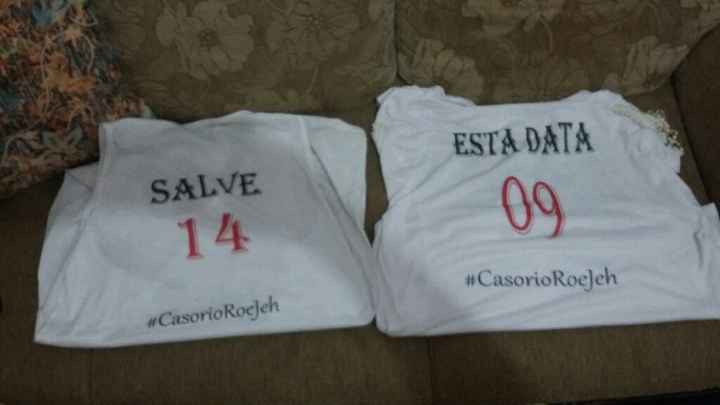 Feliz ano noivos 😍❤👰 Nossas camisetas 👏🍀 - 1