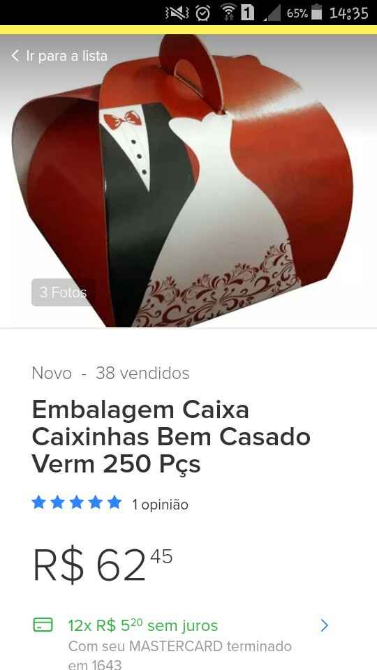 Chegou a caixinha dos bem casados 😍 #vemver - 3