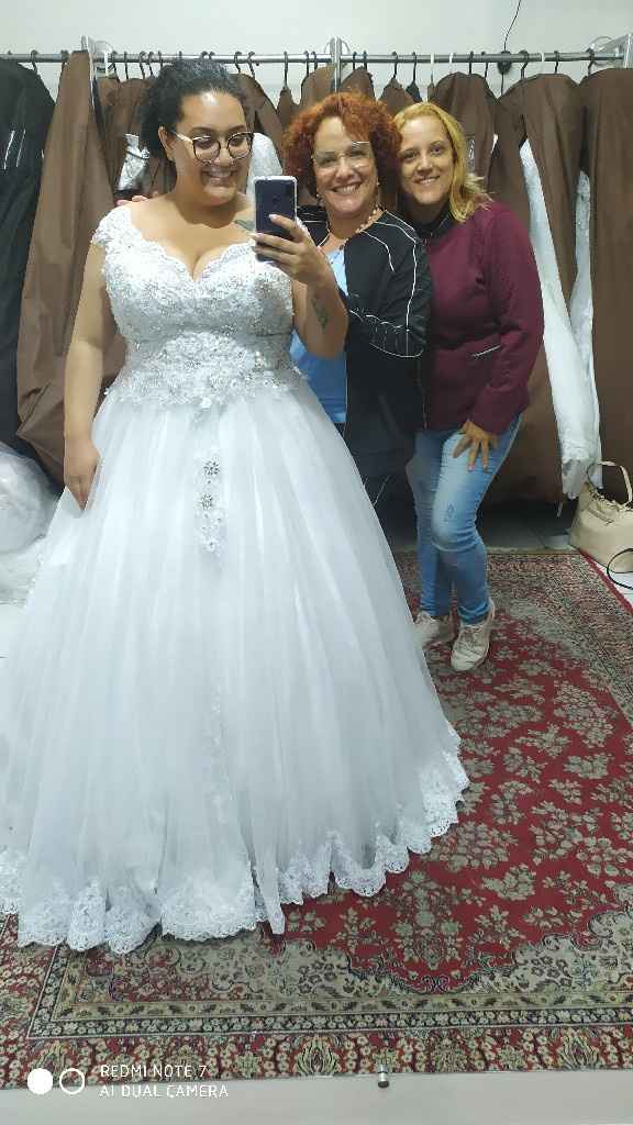úLtima prova do vestido de noiva ❤️🙏 #vemver #tachegando 7dias - 15