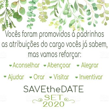 Convite padrinhos