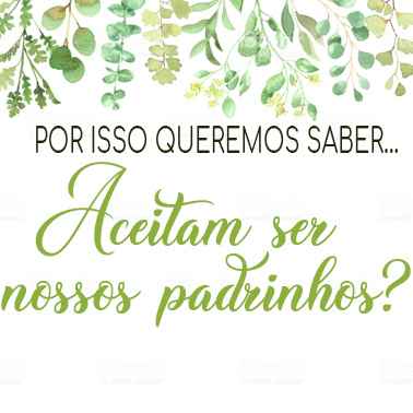 Convite padrinhos