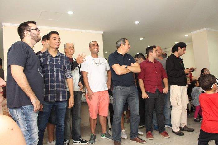 Padrinhos se preparando para a Dança