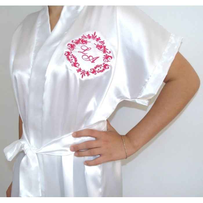 Robe com monograma