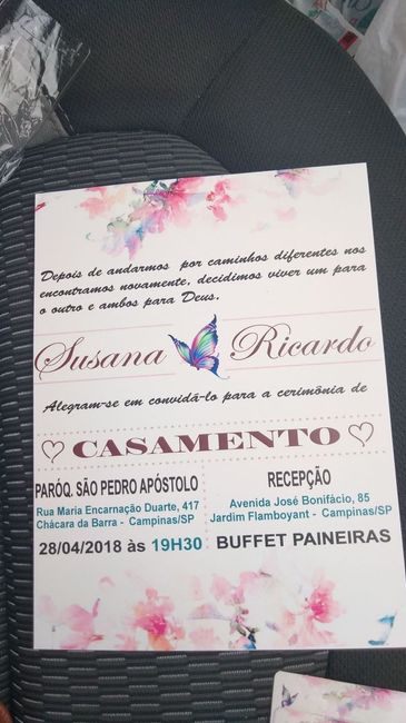 Ficou lindo esse meu convite!!!