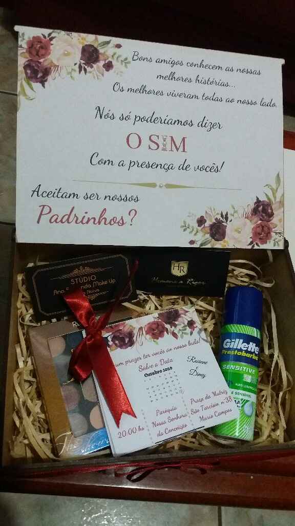 Caixa de padrinhos - 2