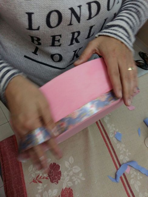 2. Preparando o bolo fake