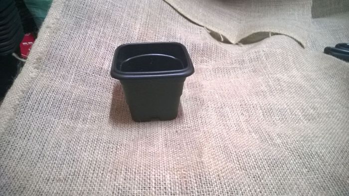6. Esse vasinho será usado como peso de mesa. Ainda não está pronto. Vou encher com argila e espetar
