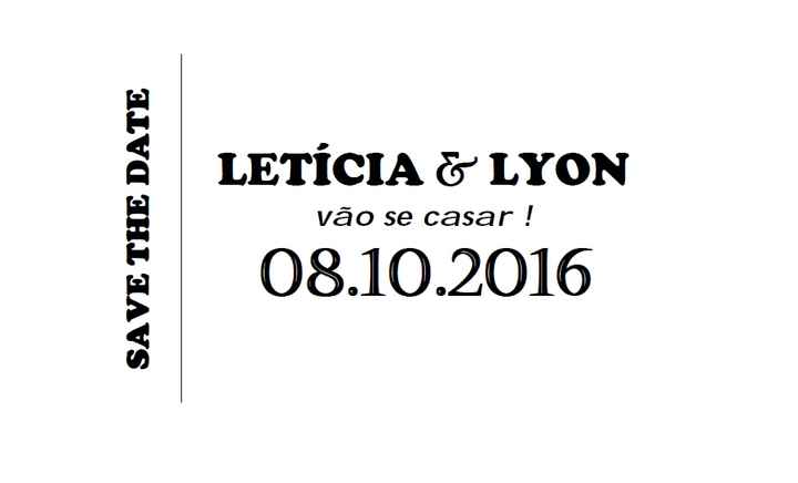 SAVE THE DATE