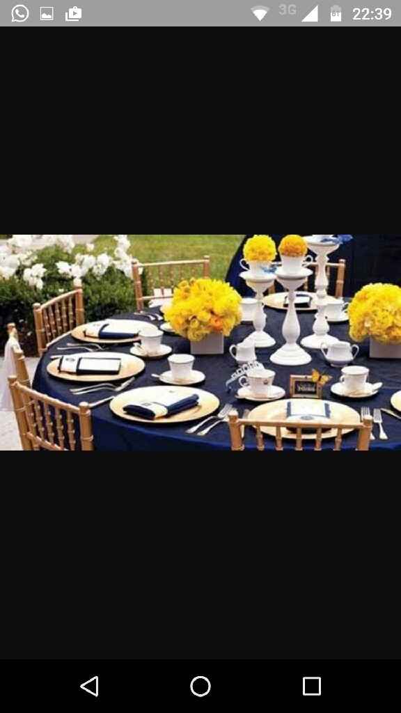 Casamento azul royal e amarelo qual cor de roupa ??? - 4