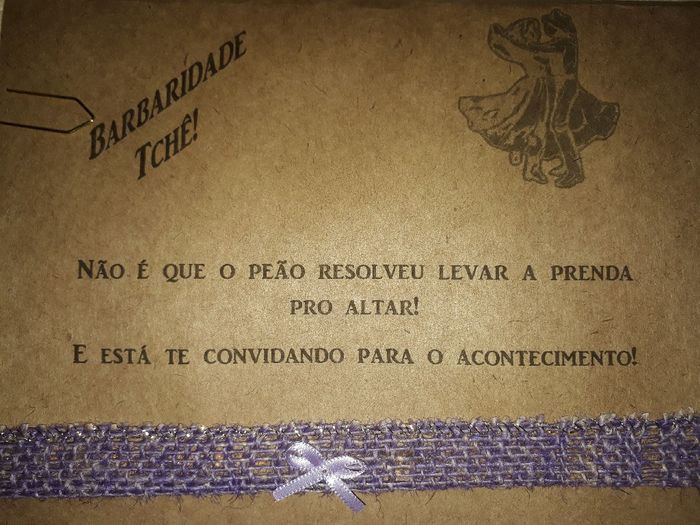 Convite de casamento - 1