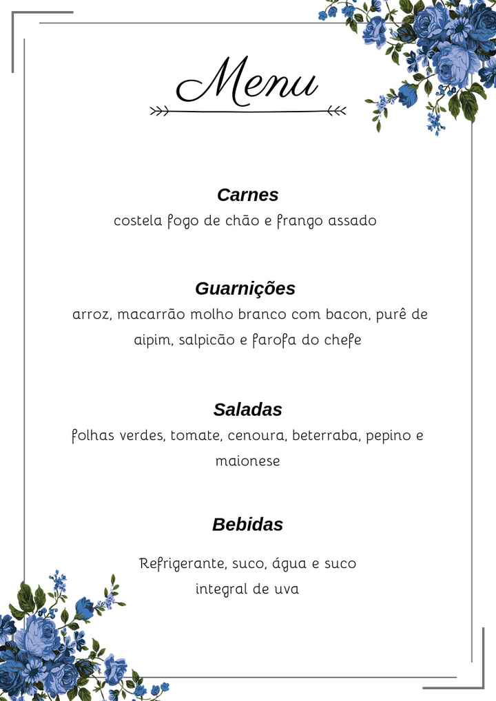 Menu 11545