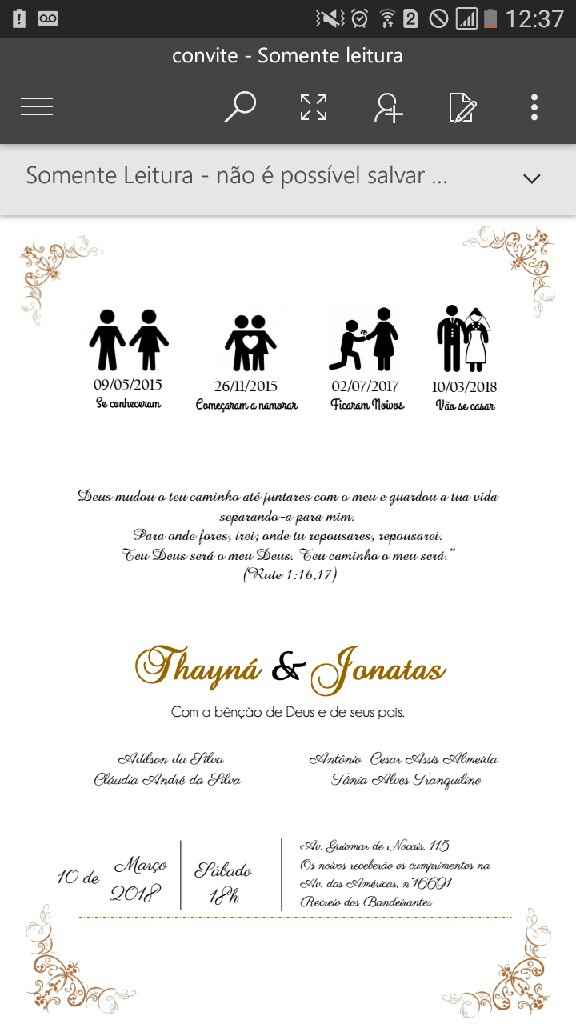  Convites - 2