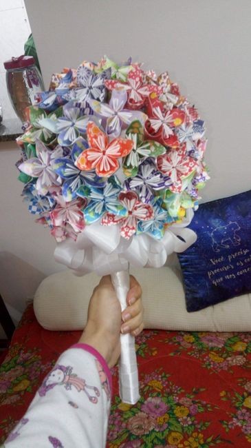 Buquê de Origami (pronto)
